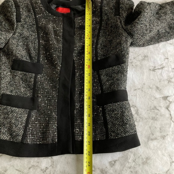 Black white with silver tweed blazer - Picture 5 of 7